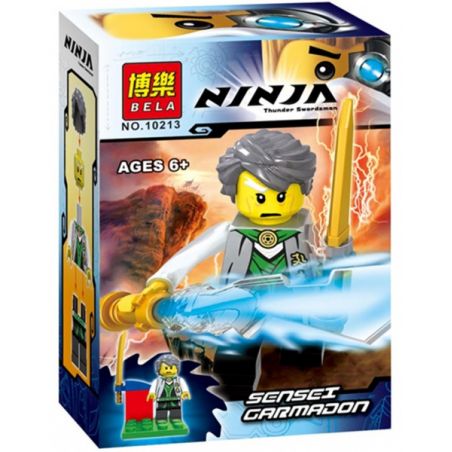 Bela 10213 Lari 10213 non  MASTER JIAMANDU MINIFIGURE bộ đồ chơi xếp lắp ráp ghép mô hình The  Ninjago Movie SENSEI GARMADON Ninja Lốc Xoáy 12 khối