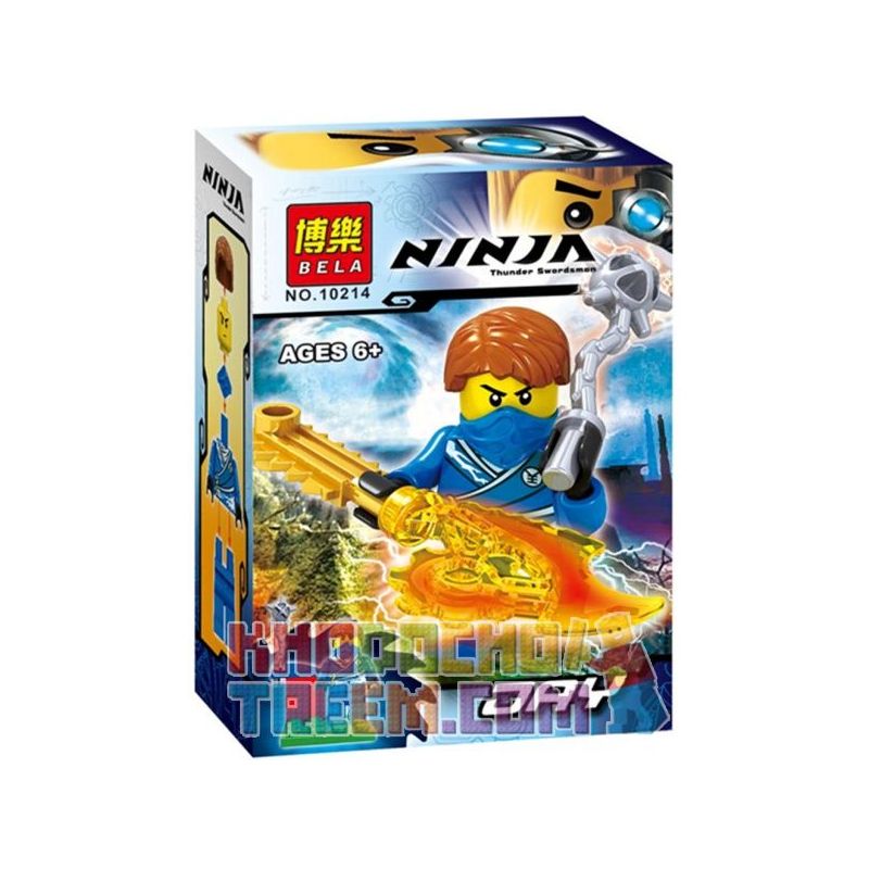 Bela 10214 Lari 10214 non  NHÀ TÙ bộ đồ chơi xếp lắp ráp ghép mô hình The  Ninjago Movie JAY-REBOOTED Ninja Lốc Xoáy 12 khối