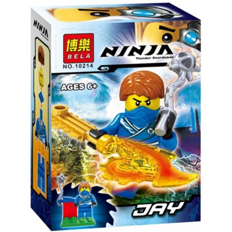 Bela 10214 Lari 10214 non  NHÀ TÙ bộ đồ chơi xếp lắp ráp ghép mô hình The  Ninjago Movie JAY-REBOOTED Ninja Lốc Xoáy 12 khối