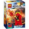 Bela 10216 Lari 10216 non  KAY MINIFIGURES bộ đồ chơi xếp lắp ráp ghép mô hình The  Ninjago Movie KAI-REBOOTED Ninja Lốc Xoáy 12 khối