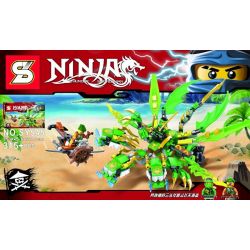 SHENG YUAN SY SY545 non  CON RỒNG BA ĐẦU CỦA LLOYD VỚI NHỮNG TÊN CƯỚP BIỂN BAY bộ đồ chơi xếp lắp ráp ghép mô hình The  Ninjago Movie HYDREIGON Ninja Lốc Xoáy 315 khối