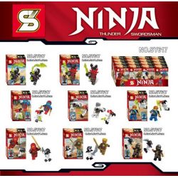 SHENG YUAN SY SY617 non  8 NHÂN VẬT CƯỚP BIỂN BAY bộ đồ chơi xếp lắp ráp ghép mô hình The  Ninjago Movie Ninja Lốc Xoáy 180 khối