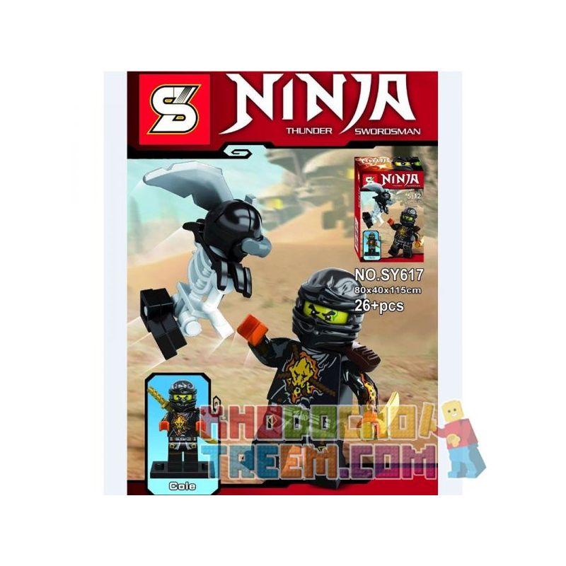 SHENG YUAN SY SY617 non  8 NHÂN VẬT CƯỚP BIỂN BAY bộ đồ chơi xếp lắp ráp ghép mô hình The  Ninjago Movie Ninja Lốc Xoáy 180 khối