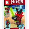 SHENG YUAN SY SY617 non  8 NHÂN VẬT CƯỚP BIỂN BAY bộ đồ chơi xếp lắp ráp ghép mô hình The  Ninjago Movie Ninja Lốc Xoáy 180 khối