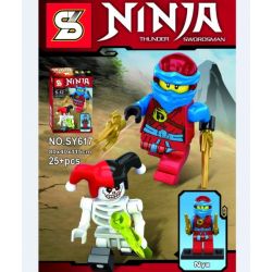 SHENG YUAN SY SY617 non  8 NHÂN VẬT CƯỚP BIỂN BAY bộ đồ chơi xếp lắp ráp ghép mô hình The  Ninjago Movie Ninja Lốc Xoáy 180 khối