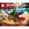 SHENG YUAN SY SY706B 706B non  CON CÁ SẤU HUNG DỮ bộ đồ chơi xếp lắp ráp ghép mô hình The  Ninjago Movie BUCKO & CROCODILE Ninja Lốc Xoáy 108 khối