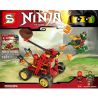SHENG YUAN SY SY808B 808B non  KAY'S NÉM XE bộ đồ chơi xếp lắp ráp ghép mô hình The  Ninjago Movie KAI VS FLINTLOCKE Ninja Lốc Xoáy 163 khối
