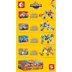 SHENG YUAN SY 11854 11855 11856 11857 non  WARFRAME 4 KIỂU bộ đồ chơi xếp lắp ráp ghép mô hình King Of Glory Hegemony Game Liên Quân 636 khối
