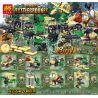 LELE 36011 non  8 CẢNH NHỎ NHỎ bộ đồ chơi xếp lắp ráp ghép mô hình Pubg Battlegrounds Bắn Súng 282 khối