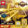 LEPIN 03076A 03076B 03076C 03076D 03076E 03076F non  MINIFIGURES 6 PHIÊN BẢN NÂNG CẤP VÀNG bộ đồ chơi xếp lắp ráp ghép mô hình King Of Glory Hegemony KING HERO Game Liên Quân 200 khối