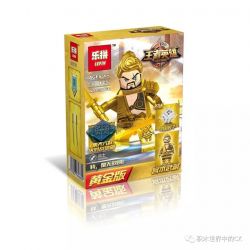 LEPIN 03076A 03076B 03076C 03076D 03076E 03076F non  MINIFIGURES 6 PHIÊN BẢN NÂNG CẤP VÀNG bộ đồ chơi xếp lắp ráp ghép mô hình King Of Glory Hegemony KING HERO Game Liên Quân 200 khối