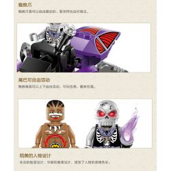 Enlighten 1301 Qman 1301 non  NHỆN ĐỘC bộ đồ chơi xếp lắp ráp ghép mô hình Pirates Of The Caribbean LEGENDARY PIRATES Cướp Biển Vùng Caribe 73 khối