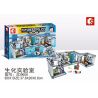 SHENG YUAN SY SD9606 9606 non  PHÒNG THÍ NGHIỆM SINH HÓA 2 THAY ĐỔI bộ đồ chơi xếp lắp ráp ghép mô hình Future Police FUTURE POLICE BIOCHEMISTRY LABORATORY Cảnh Sát Tương Lai 367 khối