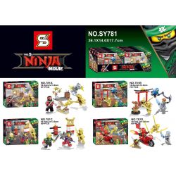 SHENG YUAN SY SY781A 781A SY781B 781B SY781C 781C SY781D 781D non  PHIÊN BẢN VÀNG GỐC CRYSTAL EDITION MINIFIGURE SET 4 bộ đồ chơi xếp lắp ráp ghép mô hình The  Ninjago Movie THE S NINJA MOVIE Ninja Lốc Xoáy 270 khối