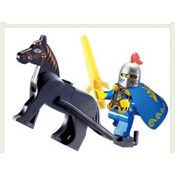 Enlighten 1012 Qman 1012 non  TRANH GIÀNH PHÁO bộ đồ chơi xếp lắp ráp ghép mô hình Medieval Castle CASTLE KNIGHTS FIGHTING Chiến Tranh Trung Cổ 42 khối