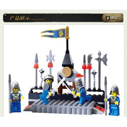 Enlighten 1014 Qman 1014 non  LĨNH VỰC VÕ THUẬT bộ đồ chơi xếp lắp ráp ghép mô hình Medieval Castle CASTLE KNIGHTS ARENA Chiến Tranh Trung Cổ 88 khối