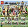 LELE 33089 non  DREAM MANOR 8 MẪU bộ đồ chơi xếp lắp ráp ghép mô hình Minecraft MY WORLD Game Xây Dựng