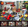 LELE 31091-1 31091-2 31091 non  NINJA VS. MINIFIGURE SCENE 2 bộ đồ chơi xếp lắp ráp ghép mô hình The  Ninjago Movie THE LELE NINJA MOVIE Ninja Lốc Xoáy 263 khối