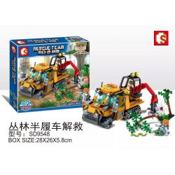 SHENG YUAN SY SD9548 9548 non  GIẢI CỨU NỬA ĐƯỜNG TRONG RỪNG bộ đồ chơi xếp lắp ráp ghép mô hình Rescue Team Đội Cứu Hộ 273 khối