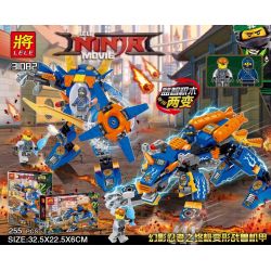 LELE 31082 non  PHANTOM NINJA TRANSFORMERS ULTIMATE bộ đồ chơi xếp lắp ráp ghép mô hình The  Ninjago Movie THE LELE NINJA MOVIE Ninja Lốc Xoáy 255 khối