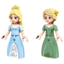 Enlighten 2601 Qman 2601 non  CÂU CHUYỆN TRƯỚC KHI ĐI NGỦ CỦA LEAH bộ đồ chơi xếp lắp ráp ghép mô hình Prinecess Leah PRINECESS LEAH LEAH'S BEDCHAMBER Công Chúa Leah 269 khối