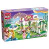 Enlighten 2602 Qman 2602 non  HOA HỒNG MƠ ƯỚC bộ đồ chơi xếp lắp ráp ghép mô hình Prinecess Leah PRINECESS LEAH ROSE CORRIDOR Công Chúa Leah 264 khối