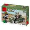 Enlighten 803 Qman 803 non  XE QUÂN SỰ NHỎ bộ đồ chơi xếp lắp ráp ghép mô hình Military Army COMBATZONES SMALL MILITARY Quân Sự Bộ Đội 51 khối