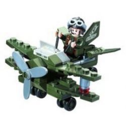 Enlighten 804 Qman 804 non  MÁY BAY TRINH SÁT bộ đồ chơi xếp lắp ráp ghép mô hình Military Army COMBATZONES RECONNAISSANCE Quân Sự Bộ Đội 50 khối