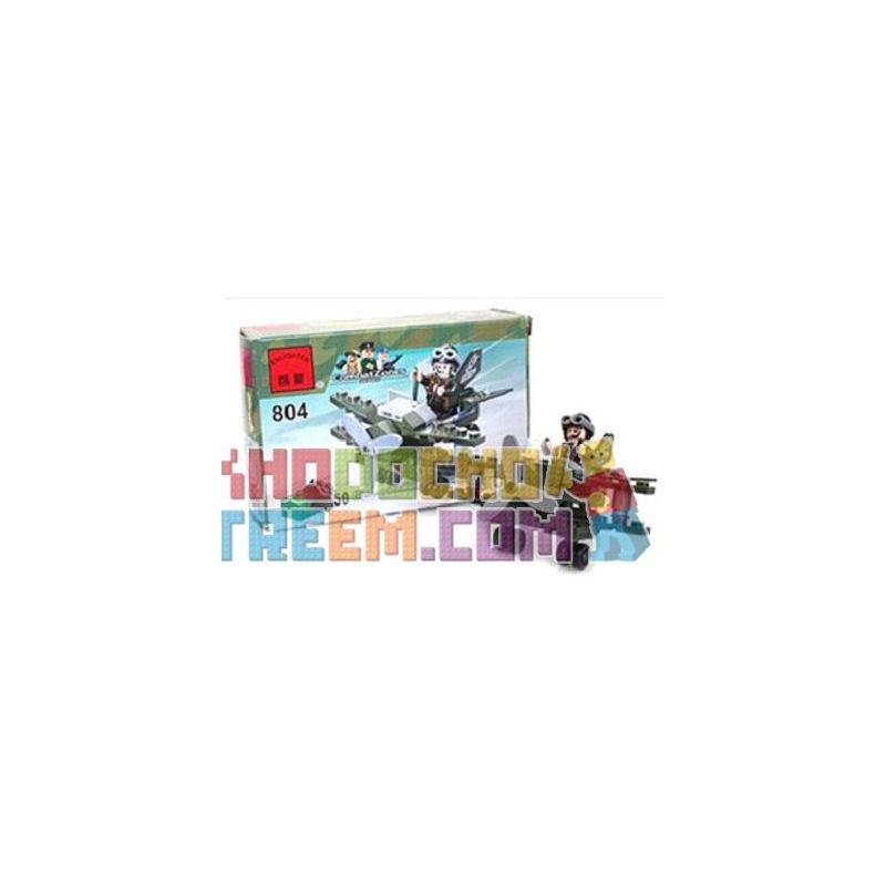 Enlighten 804 Qman 804 non  MÁY BAY TRINH SÁT bộ đồ chơi xếp lắp ráp ghép mô hình Military Army COMBATZONES RECONNAISSANCE Quân Sự Bộ Đội 50 khối
