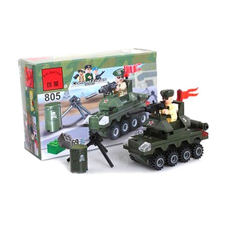 Enlighten 805 Qman 805 non  BỂ NHỎ bộ đồ chơi xếp lắp ráp ghép mô hình Military Army COMBATZONES SMALL TANKS Quân Sự Bộ Đội 69 khối