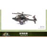 Enlighten 818 Qman 818 non  MÁY BAY TRỰC THĂNG bộ đồ chơi xếp lắp ráp ghép mô hình Military Army COMBATZONES HELICOPTER Quân Sự Bộ Đội 275 khối