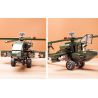 Enlighten 818 Qman 818 non  MÁY BAY TRỰC THĂNG bộ đồ chơi xếp lắp ráp ghép mô hình Military Army COMBATZONES HELICOPTER Quân Sự Bộ Đội 275 khối