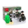 Enlighten 827 Qman 827 non  ĐIỆP VIÊN CŨ bộ đồ chơi xếp lắp ráp ghép mô hình Military Army COMBATZONES SECRET AGENT Quân Sự Bộ Đội 20 khối