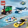 Enlighten 1233 1234 1235 1236 Qman 1233 1234 1235 1236 non  XE MINI 4 LOẠI TÀU CAO TỐC CẢNH SÁT HƠI NƯỚC SIÊU SẤM SÉT KUANG TRỰC THĂNG ĐẶC NHIỆM bộ đồ chơi xếp lắp ráp ghép mô hình Mini Modular Đường Phố Thu Nhỏ