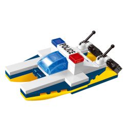 Enlighten 1233 1234 1235 1236 Qman 1233 1234 1235 1236 non  XE MINI 4 LOẠI TÀU CAO TỐC CẢNH SÁT HƠI NƯỚC SIÊU SẤM SÉT KUANG TRỰC THĂNG ĐẶC NHIỆM bộ đồ chơi xếp lắp ráp ghép mô hình Mini Modular Đường Phố Thu Nhỏ