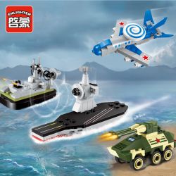 Enlighten 1229 1230 1231 1232 Qman 1229 1230 1231 1232 non  XE BỌC THÉP QUÂN SỰ MINI 4 ALPHA MÁY BAY CẢNH BÁO SỚM E-3 TÀU SÂN CHẠY BẰNG NĂNG LƯỢNG HẠT NHÂN ĐỔ BỘ ĐỆM KHÍ bộ đồ chơi xếp lắp ráp ghép mô hình Military Army Quân Sự Bộ Đội