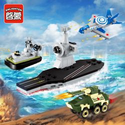 Enlighten 1229 1230 1231 1232 Qman 1229 1230 1231 1232 non  XE BỌC THÉP QUÂN SỰ MINI 4 ALPHA MÁY BAY CẢNH BÁO SỚM E-3 TÀU SÂN CHẠY BẰNG NĂNG LƯỢNG HẠT NHÂN ĐỔ BỘ ĐỆM KHÍ bộ đồ chơi xếp lắp ráp ghép mô hình Military Army Quân Sự Bộ Đội