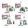 Kazi KY98708 98708 non  CINDERELLA DREAM CASTLE FOUR KẾT HỢP bộ đồ chơi xếp lắp ráp ghép mô hình Disney Princess CINDERELLA'S DREAM WORLD Công Chúa