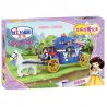 Winner 5001 non  XE CÔNG CHÚA bộ đồ chơi xếp lắp ráp ghép mô hình Snow White Princess Nàng Bạch Tuyết 170 khối