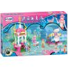 Winner 5009 non  VƯỜN TÀU NGẦM bộ đồ chơi xếp lắp ráp ghép mô hình Mermaid Nàng Tiên Cá 170 khối