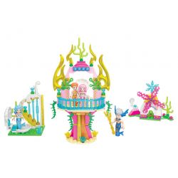 Winner 5014 non  GÁC XÉP BIỂN bộ đồ chơi xếp lắp ráp ghép mô hình Mermaid Nàng Tiên Cá 232 khối