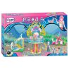 Winner 5014 non  GÁC XÉP BIỂN bộ đồ chơi xếp lắp ráp ghép mô hình Mermaid Nàng Tiên Cá 232 khối