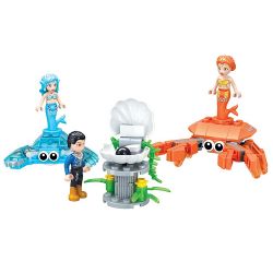 Winner 5015 non  NGỌC TRAI ĐEN bộ đồ chơi xếp lắp ráp ghép mô hình Mermaid Nàng Tiên Cá 130 khối