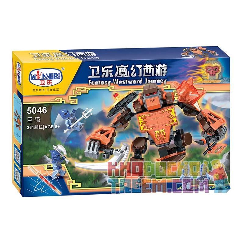 Winner 5046 non  KHỈ KHỔNG LỒ bộ đồ chơi xếp lắp ráp ghép mô hình Monkie Kid FANTASY WESTWARD JOURNEY THE GIGANTOPITHECUS Tây Du Ký Tôn Ngộ Không 261 khối
