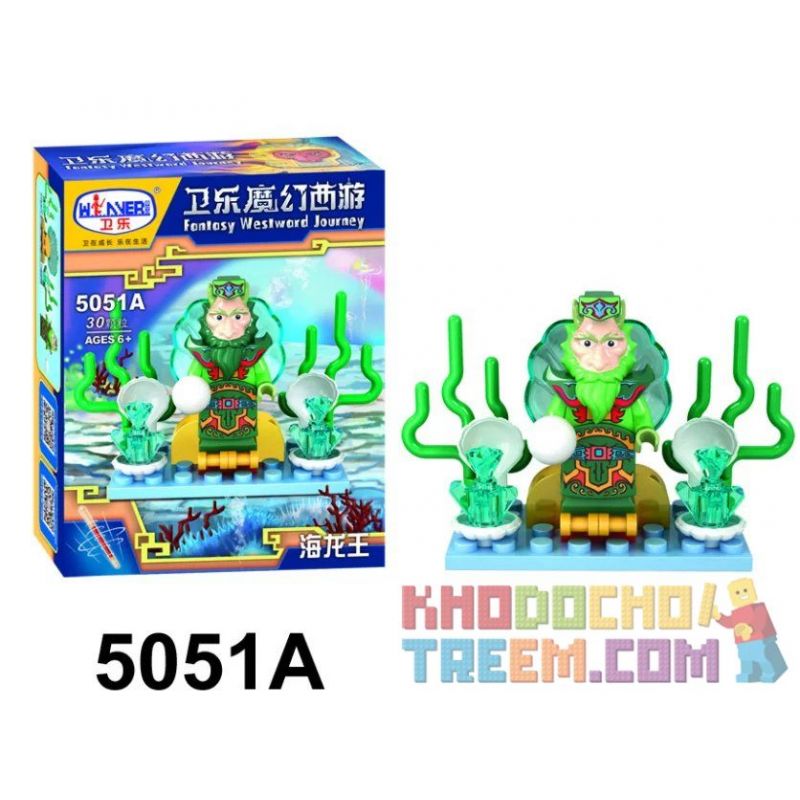 WINNER JEMLOU 5051A 5051B 5051C 5051D 5051E 5051F non  MINIFIGURES 6 MÔ HÌNH bộ đồ chơi xếp lắp ráp ghép mô hình Monkie Kid FANTASY WESTWARD JOURNEY Tây Du Ký Tôn Ngộ Không 188 khối