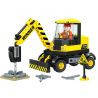 Winner 7073 non  MÁY NGHIỀN ĐƯỜNG bộ đồ chơi xếp lắp ráp ghép mô hình City LITTLE ENGINEERS Thành Phố 154 khối