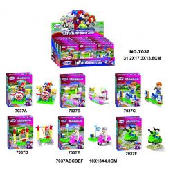 WINNER JEMLOU 7037A 7037B 7037C 7037D 7037E 7037F non  MINIFIGURES 6 MÔ HÌNH bộ đồ chơi xếp lắp ráp ghép mô hình City Modern Paradise Thành Phố Thiên Đường Hiện Đại