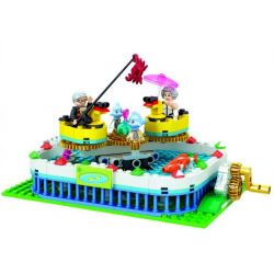 Winner 7041 non  VỊT QUAY bộ đồ chơi xếp lắp ráp ghép mô hình City Modern Paradise Thành Phố Thiên Đường Hiện Đại 226 khối