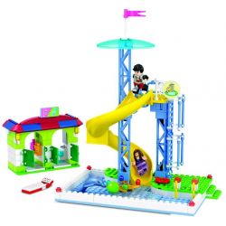 Winner 7042 non  CẦU TRƯỢT XÍCH ĐU bộ đồ chơi xếp lắp ráp ghép mô hình City Modern Paradise Thành Phố Thiên Đường Hiện Đại 228 khối