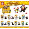 SHENG YUAN SY SY670 non  DEADPOOL VỊT MICKEY MOUSE MINIFIGURE 6 bộ đồ chơi xếp lắp ráp ghép mô hình Marvel Super Heroes HEROES ASSEMBLE Siêu Anh Hùng Marvel